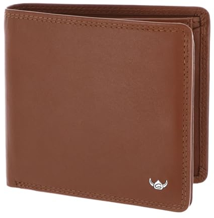 Golden Head Leder Geldbörse Polo RFID Protect Scheintasche 1134 Cognac braun