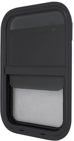 Fenêtre de camping-car coulissante 38*56cm, fenêtre de camping-car avec moustiquaire, fenêtre de caravane pour van camping-car