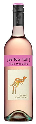 Yellow Tail Low Calorie Pink Moscato Rosé Wine (Case of 6 x 75cl Bottles)