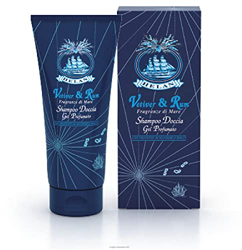 Helan – Vetiver & Rum Dusch-Shampoo, parfümiert, 250 ml