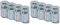 Powerpax CR123 Lot de 4 supports de piles pour 4 piles CR123 Transparent