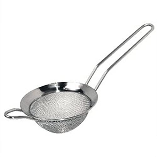Olympia Barzubehörsieb C799 aus Metal mit 10 cm, Edelstahl, feinmaschiges Sieb, Küchengitter, Sieb zum Kochen, Backen und für Mehl