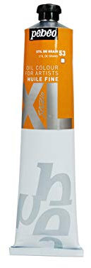 Pébéo - Huile Fine XL 200 ML - Peinture à l’Huile Jaune Stil de Grain – Peinture à l’Huile Pébéo - Jaune Stil de Grain 200 ml
