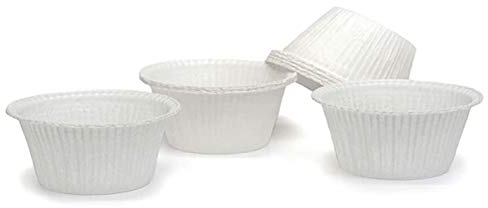 Ecopack stampi monouso da forno in carta, per ricette dolci e salate, resistenti fino a 220 °C, dimensioni 5 x 4 cm, 100 pezzi