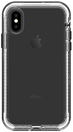 LifeProof Next schmutzdichte Schutzhülle für iPhone X, schwarz transparent