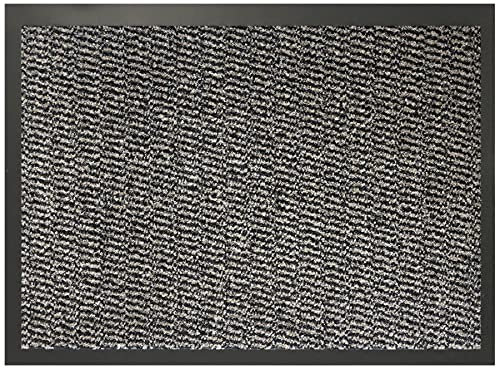 SrS Rugs® Indoor Door Mat - Heavy Duty Non Slip Barrier Mat Absorbent Washable Rubber Backed - Multipurpose Mat for Kitchen, Entryway, Hallway, Home Office (Beige, 120 x 180 cm)