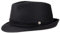 LIERYS Aneb Trilby Filzhut Herrenhut mit Teflon-Beschichtung Baumwolle Made in Italy Damen Herren Herbst Winter schwarz XL (60-61 cm)
