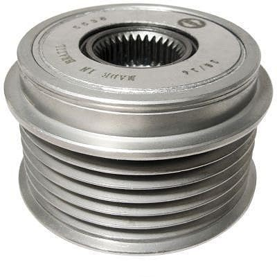 MEAT & DORIA Generatorfreilauf Riemenscheibe Lichtmaschine Ø57,6mm 56044532AC 56044532AB 56044532AA Kompatibel mit JEEP WRANGLER III JK, DODGE Nitro SUV