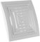 Ø 125mm Rejilla para Ventilación - Rejilla de Ventilación para Techo con Protección contra Insectos - Plástico ABS Blanco