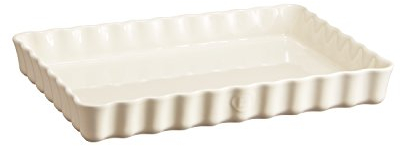 Emile Henry eh026038 – Tortera (Rectangular, cerámica, 33.5 x 24 x 5 cm), cerámica, Arcilla, 33.5 x 24 x 5 cm