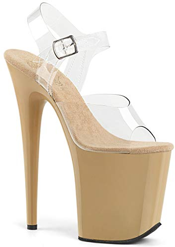 Pleaser FLAMINGO-808 CLR/Cream UK 4 (EU 37)