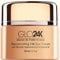 GLO24K Augencreme mit 24 Karat Gold, Antialterung Formel mit Vitaminen, HyaluronsŠure, Hagebuttenšl