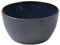 BITZ Schüssel, Schale, Müslischale, Snackschale aus Steingut, 14 cm im Durchmesser, Schwarz/Dunkelblau