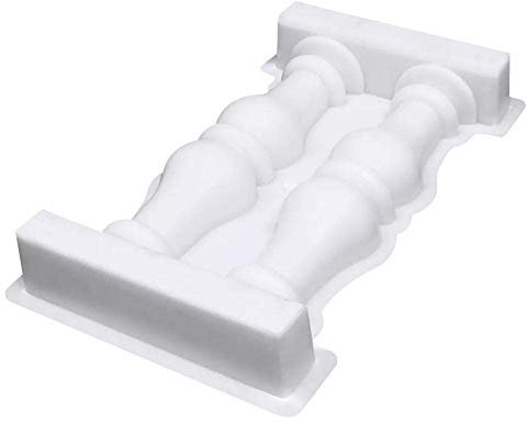 Almabner Römische Säulenzaunform, DIY Outdoor Garten Zaun Säulenform, Gartenzaun, Geländer, Gips, Beton, Form, Kunststoff, Zaunform, für Heimwerker, Basteln, Haus, Garten, Balkon, Ornament