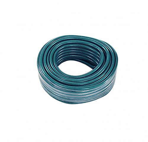 Oypla 50m PVC Flexible Green Hose Outdoor Garden Hose Pipe