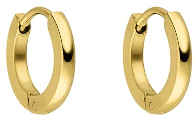 PURELEI® Ike Ohrringe (Gold) – Damenohrringe aus langlebigem Edelstahl – Wasserfeste Ohrringe Damen – 1,4 cm Durchmesser – Modeschmuck für deinen individuellen Look