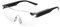 SKYWAY Magnifying Glasses with Light, 200% LED Lighted Rechargeable Magnifier Eyeglasses for Reading Hobbies and Close Work, Magnifying Glasses Hands Free