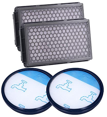 Wessper Juego de 4 filtros HEPA para la aspiradora Rowenta RO3731EA RO3753EA Compact Power Cyclonic, recambio para Rowenta ZR005901