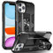 DOSNTO iPhone 11 pro Hülle Case mit Ring Halter Ständer Kameraschutz Handyhülle Schwarz Stoßfest [Geeignet für Magnetische Autohalterung][Anti-Scratch] Schutzhülle Handy Hüllen