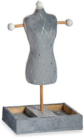 Gift Decor Schmuckkästchen, Samt, Holz, 12 x 40 x 24 cm
