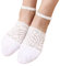 Perlen-Spitzen-Socken, Kunstperlen-Dekor, Unsichtbare Socken, Spitze, Damen Socken 39-42, Dünne Damen-Spitzen-Bootssocken, Hohle, rutschfeste, Flache Socken