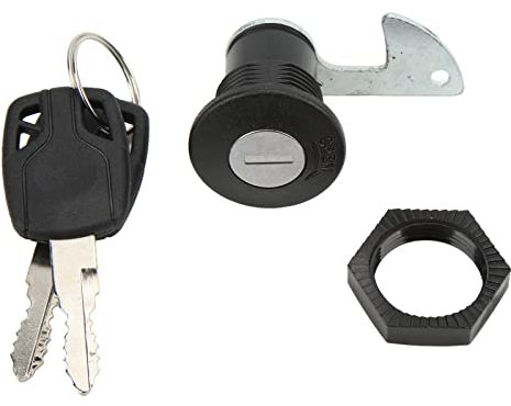 Serratura del bagagliaio del motociclo Strumento di bloccaggio dell'armadietto della serratura della coda del motorino in alluminio per il bagagliaio di motociclette elettriche(#2)