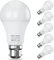 Levidon Bayonet Light Bulbs 100W Equivalent, Cool White 6500K,13.5W 1520lm Super Bright LED Bayonet Bulb,Daylight B22 LED Bulbs, BC GLS Energy Saving Lightbulbs Bayonette, Non-dimmable, Pack of 6