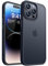 CANSHN Upgrade für iPhone 14 Pro Hülle [Militärschutz] Schutzhülle Samtige Touch Slim Matt Anti-Kratzen Dünne Handyhülle iPhone 14 Pro Case, Schwarz