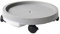 auons Pflanze Caddy mit Rädern, Rolling Topf Trolley, Kunststoff Pflanze Roller Dolly Base, Bewegliche Pflanze Tablett mit Rädern, Pflanzwagen für Indoor Outdoor Topf Pflanzen, Grau, 29cm