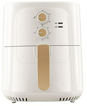 Friggitrice ad aria domestica intelligente, friggitrice ad aria multifunzione, friggitrice elettrica automatica, friggitrice elettrica, forno elettrico (colore bianco, dimensioni: 5 L) necessaria