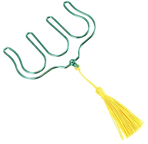 Toyvian 1stück Metall Musik Buch Clip Mit Quaste Musiknoten Buchhalter Für Notenblätter Stabile Und Langlebige Ausführung Perfekter Für Musikliebhaber