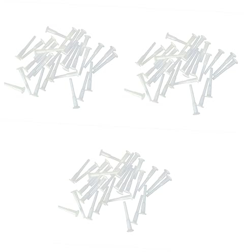 Yardwe 150 STK Luftstopper Kugelstecker Stopfen Sprungstecker Aufblasbarer Stecker Übung Stecker Luftaufblaswerkzeug Yoga-Plug-pin Yoga-Ball Weiß Gymnastikball