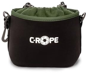 C-Rope Kamerabeutel aus Neopren, Neopren-Beutel mit Fleece-Fütterung, wasserabweisend, Kamerazubehör - Größe S