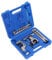 Juego de Herramientas para Abocardar Tubos Pesados, Kit de Expansor de Tubos Manual con Caja de Almacenamiento para Instalación de Aire Acondicionado, Cono de 45 Grados para