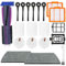 FACAIIO 20-pack Replacement Parts Kit For Shark AI Robot Vacuum Cleaner AV2501S AV2800ZE RV2800 Series Replacement Parts Kit, HEPA Filter, Roller Brush, Side Brush, Mop Pad