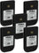 vhbw 5X Akku kompatibel mit Avaya DH4, WH1, 3740, 3725, 3720 schnurlos Festnetz Telefon (900 mAh, 3,7 V, Li-Ion) Schwarz