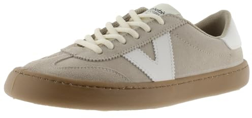 victoria Sneaker Olmo Barefoot 1186103 | Veloursleder & Kontrast-Einsätze & Karamellsohle für Erwachsene Unisex