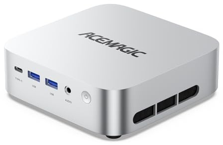 ACEMAGIC W1 Mini PC AMD Ryzen 7 8745HS(8C/16T, bis zu 4,9 GHz),32GB DDR5 1TB NVMe SSD Mini Computer, AMD Radeon 780M, 8K HD Vision, WiFi 6, BT 5.2, Win 11 pro, Kompakter Micro Desktop Computer
