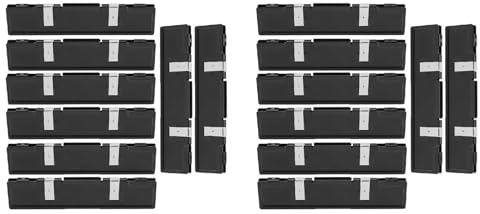 BUAGOUWZ 16 Pezzi nel Alluminio per PC, Dissipatore di, Dissipatore di, Dissipatore di Raffreddamento per Memoria RAM DDR, Radiatore di Memoria Desktop DDR2 DDR3 DDR4