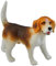 Bullyland 65424 - Spielfigur Beagle, ca. 6,2 cm große Tierfigur, detailgetreu, PVC-frei, ideal als kleines Geschenk für Kinder ab 3 Jahren