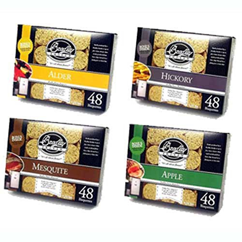 Bradley 48 x Fumoir Nourriture pécan Btal48 en Bois Dur Brûleur de Fruits de mer Bacon