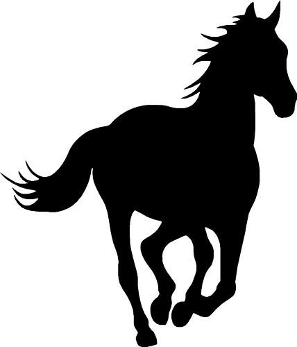 Horse Silhouette Car,Van Window Sticker Decals #13 by LightningSigns
