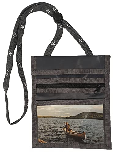 everest1953 sunwallet Brustbeutel in Silber-grau Brustsafe Brusttasche Umhängetasche Outdoor