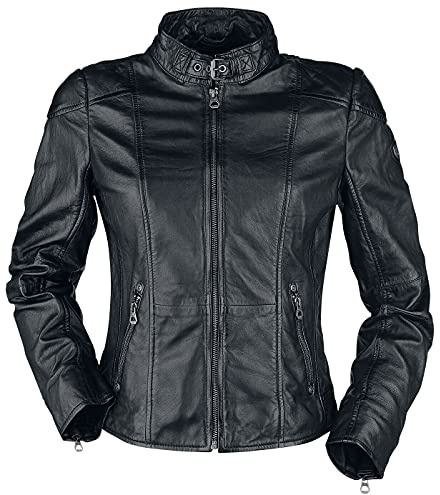 Mauritius Kina S18 LEGV Frauen Lederjacke schwarz XL 100% Leder Basics