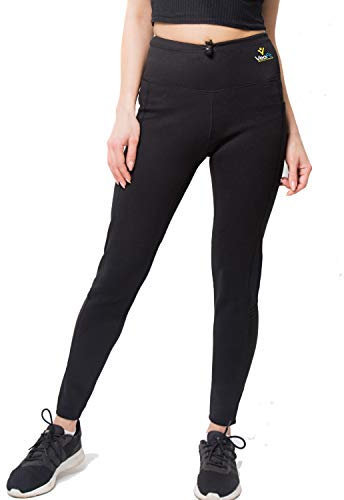 VeoFit Neoprenhose Thermo Leggings XXXL Damen - Schwitzhosezum Abnehmen strafft und hilft überschüssiges Wasser abzubauen, für eine straffere Haut und schlankere Silhouette