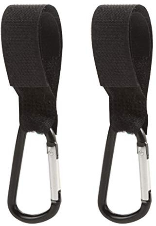 rainday 2 Pack Baby Bag Clips Buggy Clips Hooks Pram Clips,Hook Your Shopping Bags Safely on Your Pushchair or Stroller Clips,Shopping Bag and Changing Bag Holders for Pushchairs