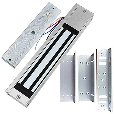 Supreform Extérieur et intérieur étanche : 12 V CC, 24 V CC, 272,2 kg, force magnétique, serrure de porte, avec supports Z et L, pour accès. C.