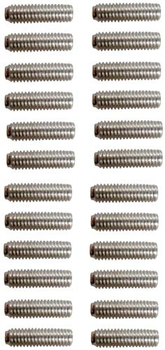 Guitar Saddle Bridge Hexagon Screws for Fender Strat Tele Guitar Parts 24pcs