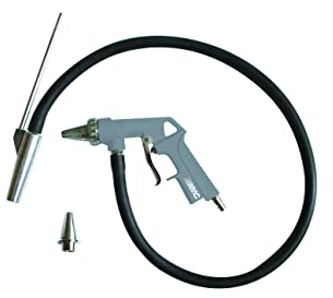 ABAC Pistola Sabbiatrice per Compressore G-561H, Sabbiatrice per Grandi Superfici, Ugello da 6 mm, Tubo di Alimentazione 1 m, Pressione Max 8 Bar