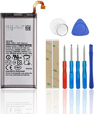 SwarKing Batteria di ricambio compatibile con Samsung Galaxy A8 2018 Galaxy A8 2018 TD-LTE SM-A530 EB-BA530ABE con toolkit